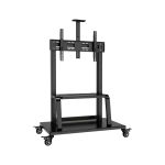 pedestal para tv 60 a 150 pulgadas con ruedas, soporte para tv con ruedas base móvil resistente, pedestal tv ajustable altura 60 150 pulgadas, base móvil para smart tv con ruedas bloqueo, pedestal para tv led oled qled con soporte vesa